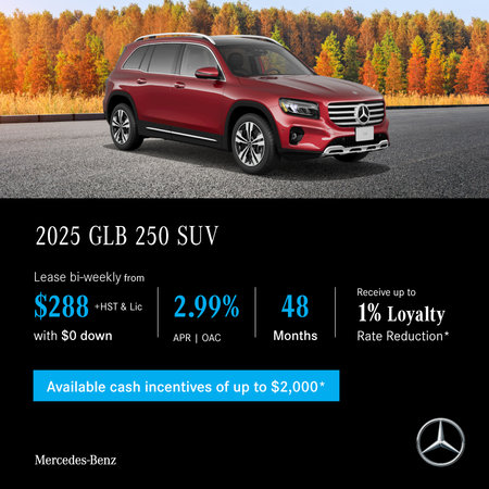 2025 GLB 250 4MATIC SUV - Lease and Finance Offers