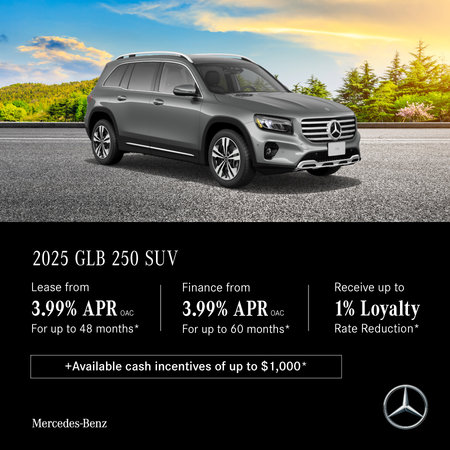 2025 GLB 250 4MATIC SUV - Lease and Finance Offers