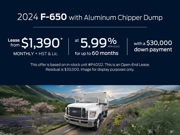 2024 Ford F-650 - Special Lease Offer