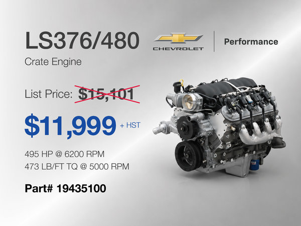 Chevrolet Performance LS376/480 Crate Engine