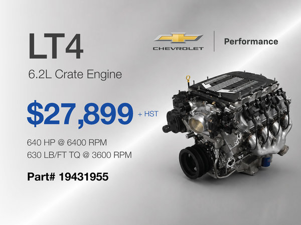 Chevrolet Performance LT4 Engine