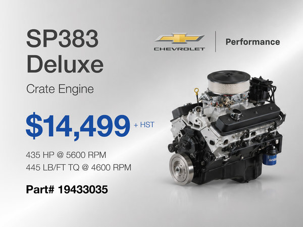 Chevrolet Performance SP383 Deluxe Crate Engine