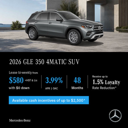 2026 GLE 350 4MATIC SUV - Lease and Finance Offers