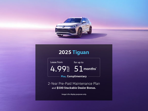2025 Volkswagen Tiguan Lease Offer
