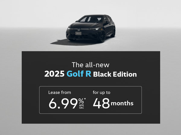 2025 Volkswagen Golf R Black Edition Lease offer