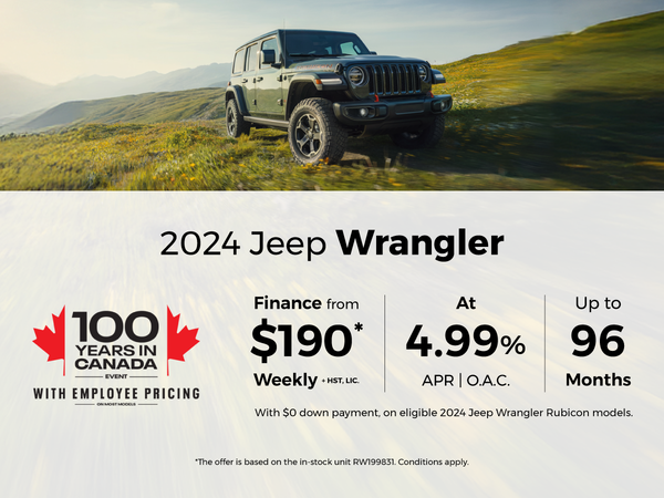 2024 Jeep Wrangler Rubicon Offer