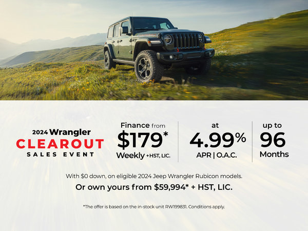 2024 Jeep Wrangler Rubicon Offer