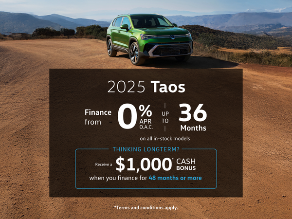 2025 VW Taos Finance Offer