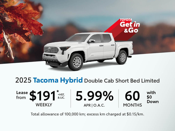 2025 Toyota Tacoma Hybrid Lease Offer