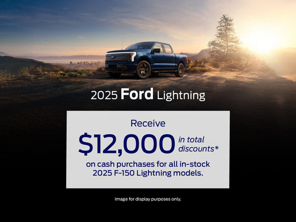 2025 Ford F-150 Lightning Special Offer
