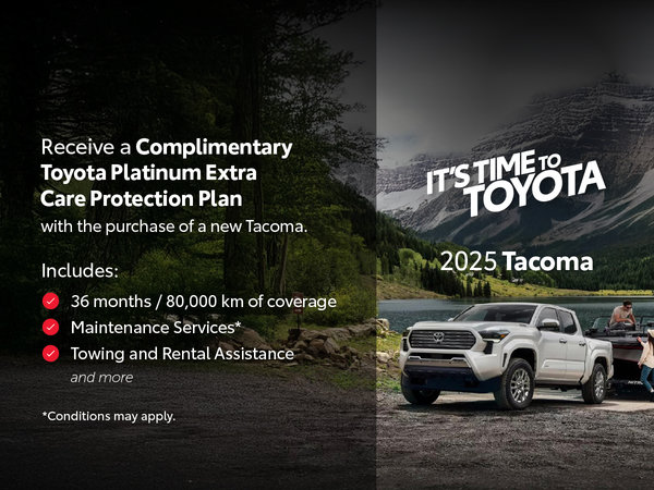 2025 Toyota Tacoma Special Offer