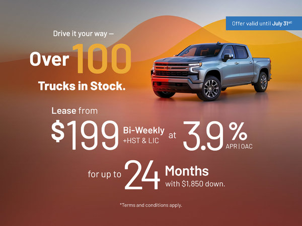 Over 100 Trucks. One Built for You.