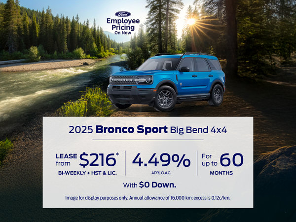 Special Offer 2025 Bronco Sport Big Bend