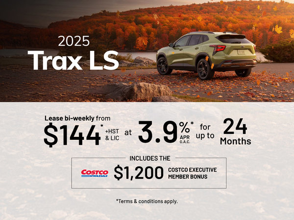 2025 Chevrolet Trax - Lease and Finance Offers in Scarborough, Toronto