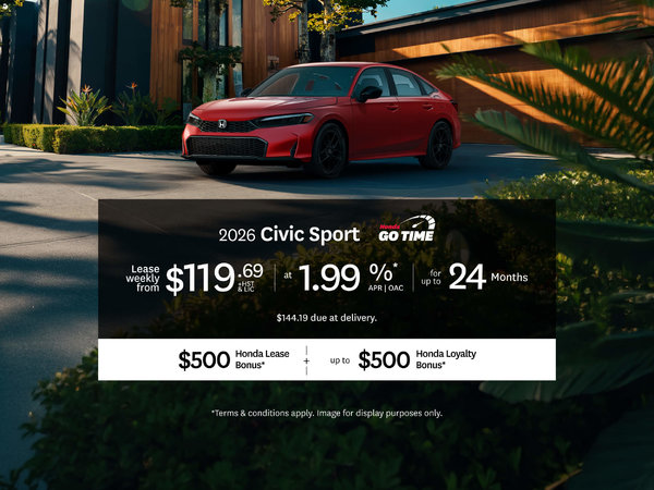 Civic Lease Offer at Orangeville Honda