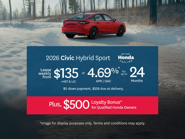 2026 Honda Civic Sport Hybrid