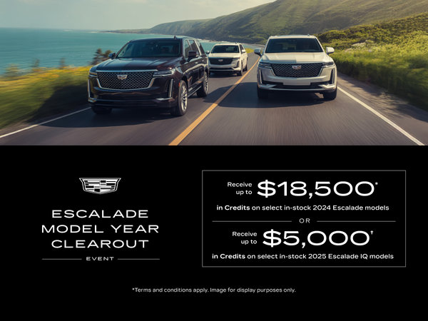The Escalade Model Year Clearout Event