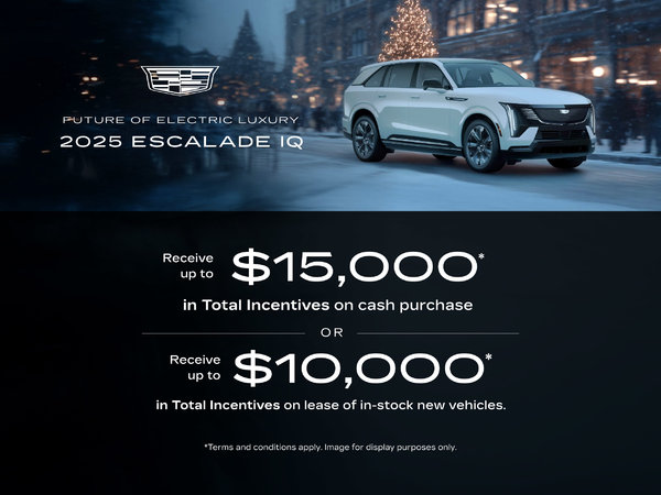 2025 Escalade IQ offer at Applewood Cadillac