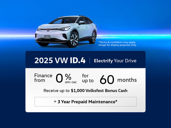 2025 Volkswagen ID.4 Lease and Finance Offers