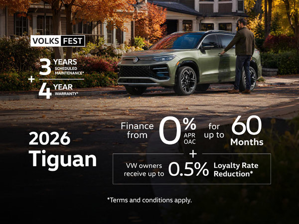 2026 VW Tiguan Offers