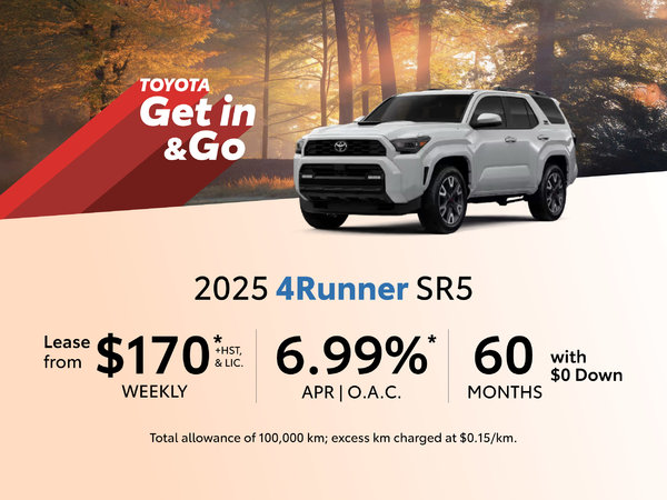 2025 Toyota 4Runner Lease Offer