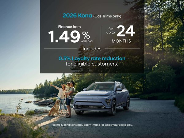 2026 Hyundai Kona Special Offer