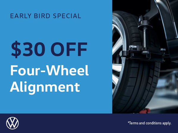 Early Bird Special - Wheel Alignment