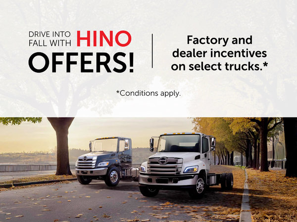 Drive Into Fall With Hino Offers