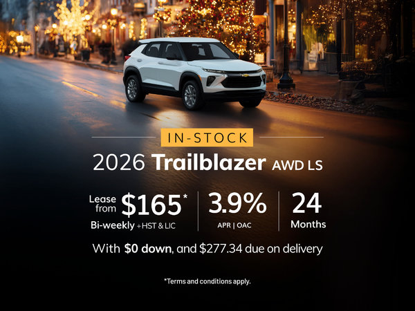 Lease the 2026 Chevrolet Trailblazer AWD LS