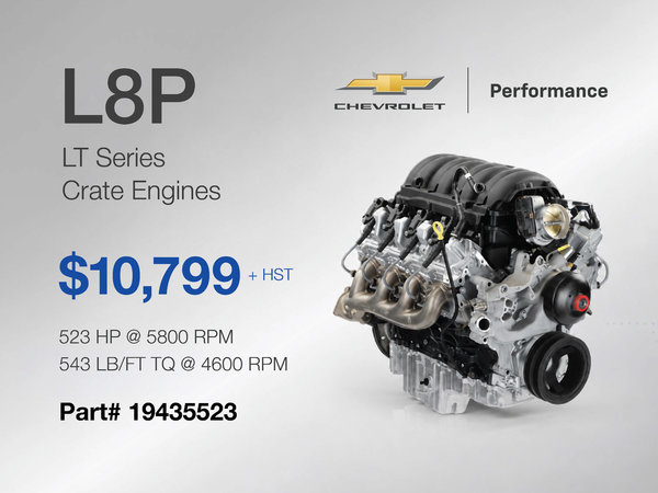 Chevrolet Performance L8P Crate Engine