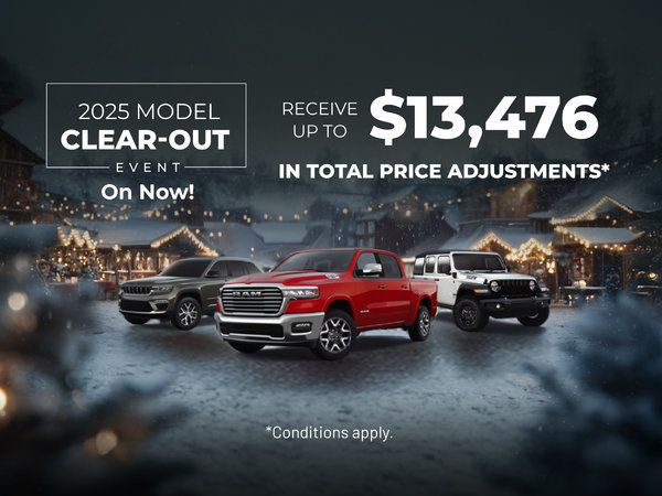 The 2025 Model Clearout Event