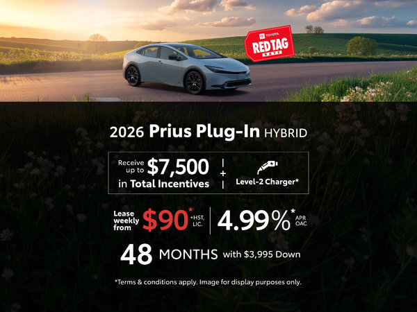 2026 Prius Plug-in Hybrid Lease Offer