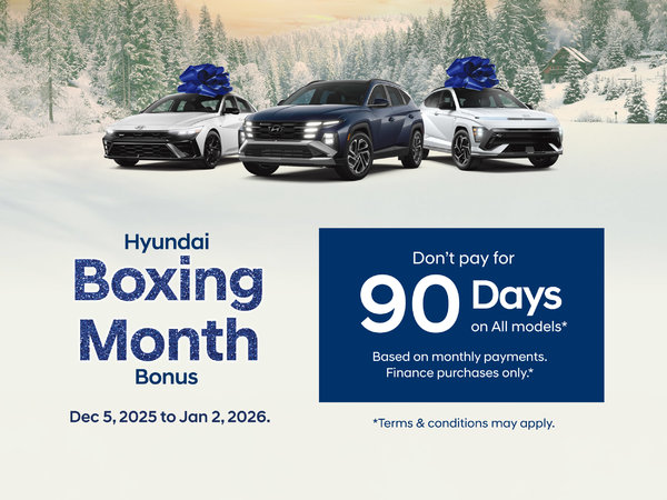 Hyundai Boxing Month Bonus