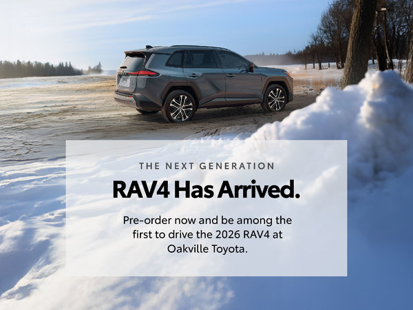 Pre-order the All-New 2026 Toyota RAV4