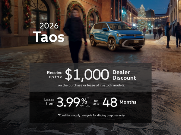 2026 Volkswagen Taos Lease and Finance Offers