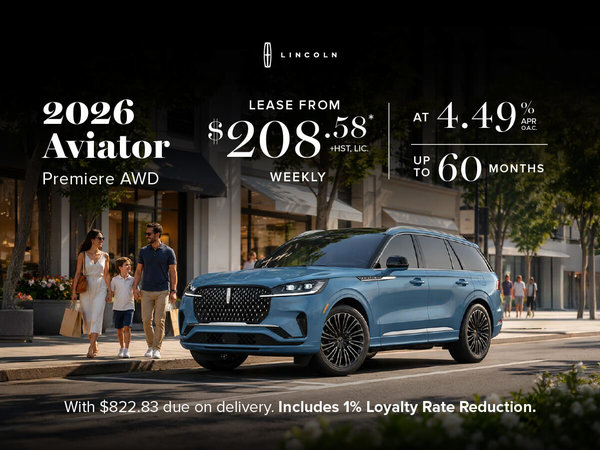 2026 Lincoln Aviator - Special Offer