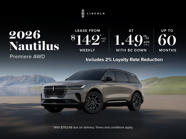 2026 Lincoln  Nautilus - Special Offer