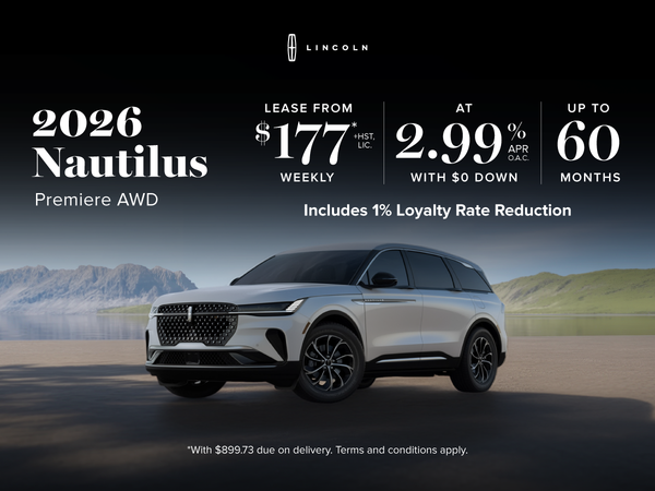 2026 Lincoln  Nautilus - Special Offer