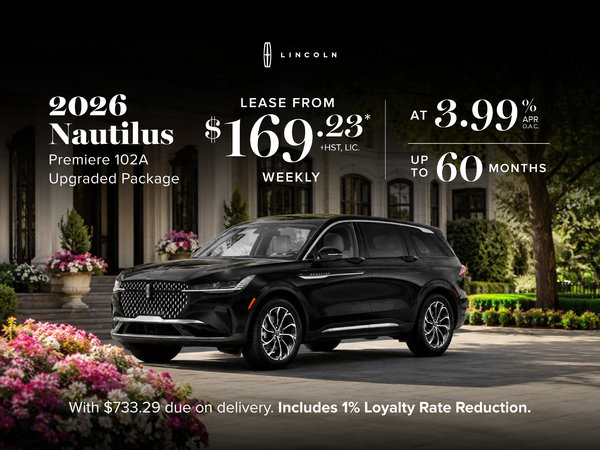 2026 Lincoln  Nautilus - Special Offer