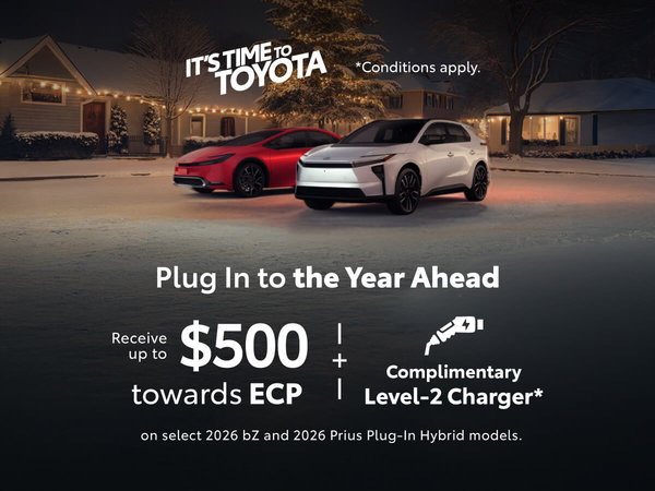 2026 bZ and 2026 Prius Plug-in Hybrid Special Offer