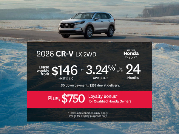 2026 Honda CR-V LX 2WD