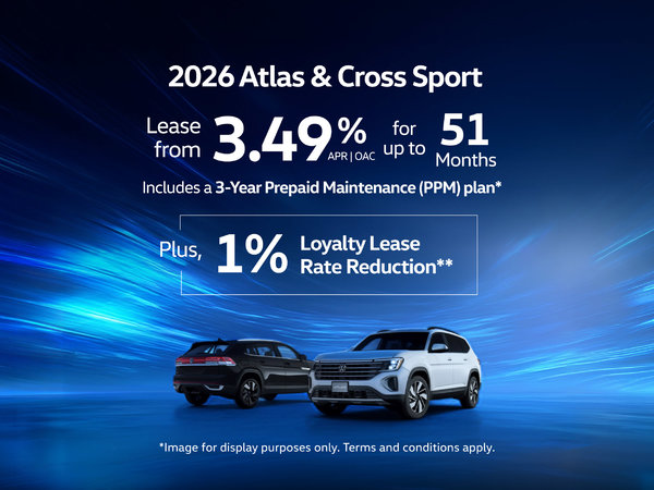 2026 VW Atlas & Cross Sport Offer