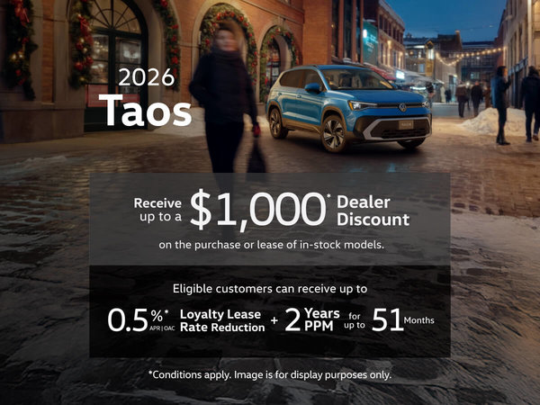 2026 VW Taos Offer