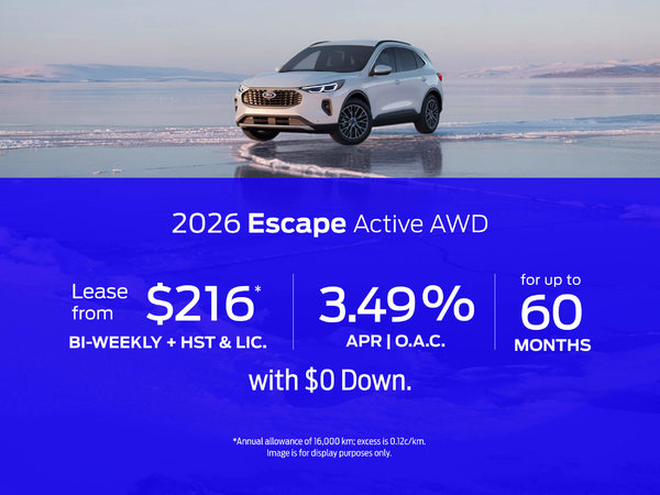2026 Ford Escape Special Offer