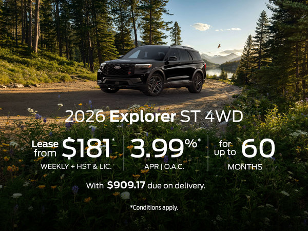 2026 Ford Explorer Special Offer