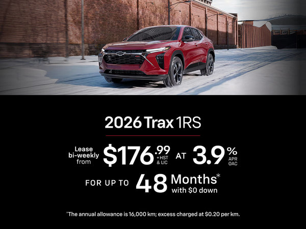 2026 TRax 1RS Lease Offer at Applewood