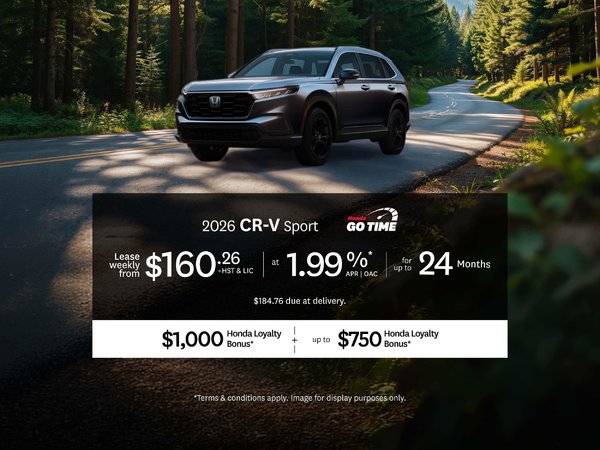 CR-V Lease Offer at Goderich Honda