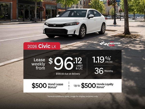2026 Honda Civic Lease Offer