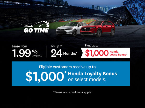 Honda Go Time - Lease Offer