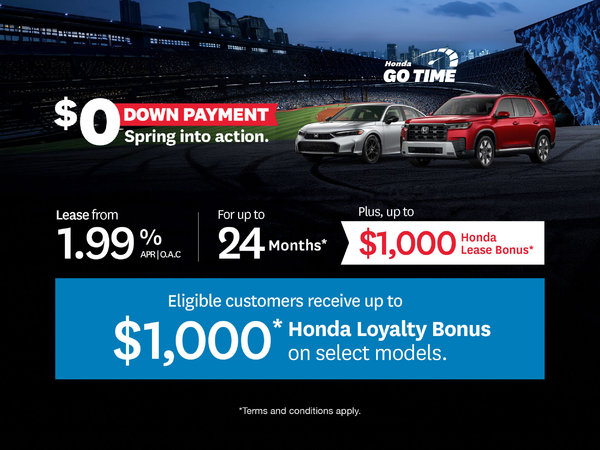 Honda Go Time - Lease Offer